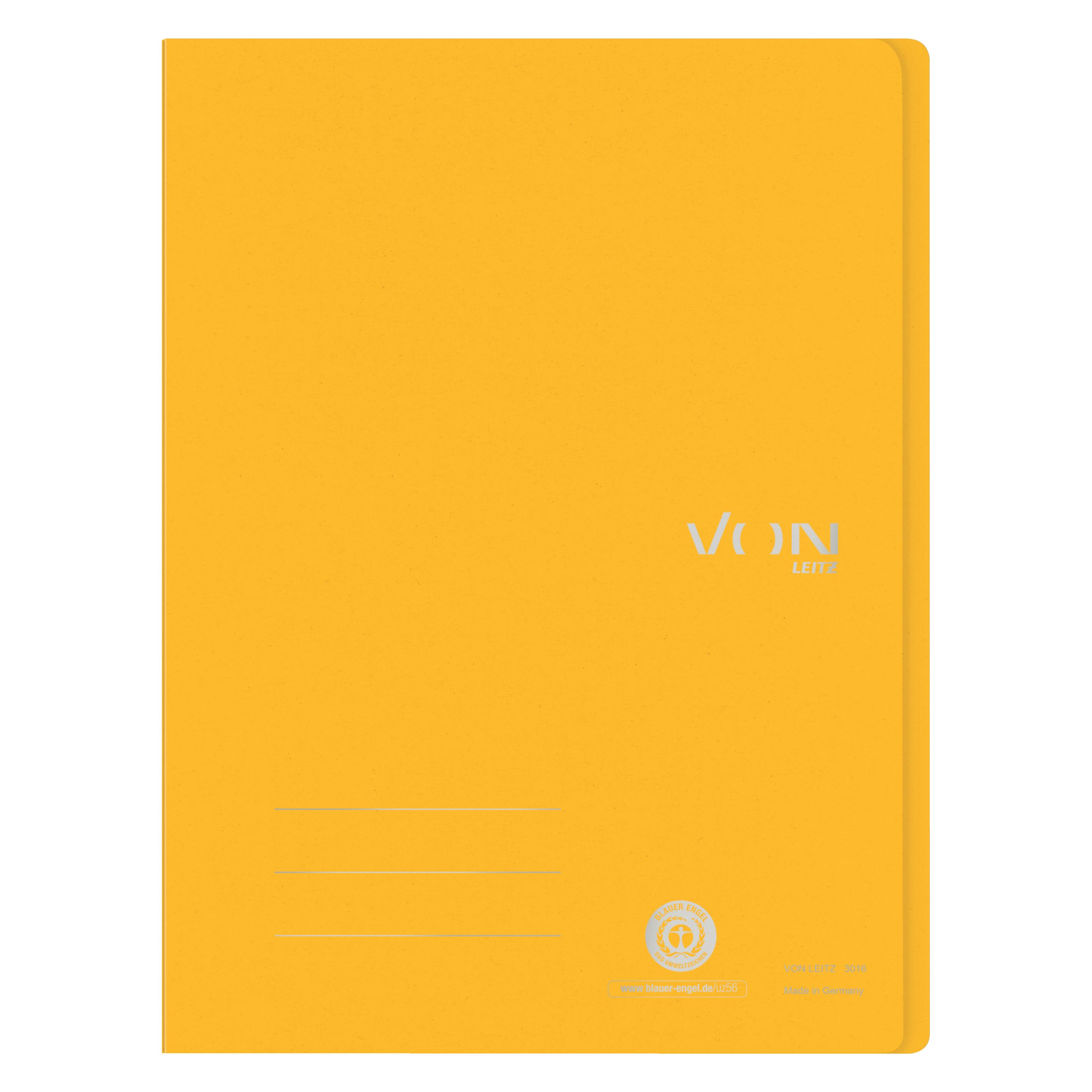 von Schnellhefter mit Heftmechanik, A4, Gelb (A4, 1x) (3016-00-15)