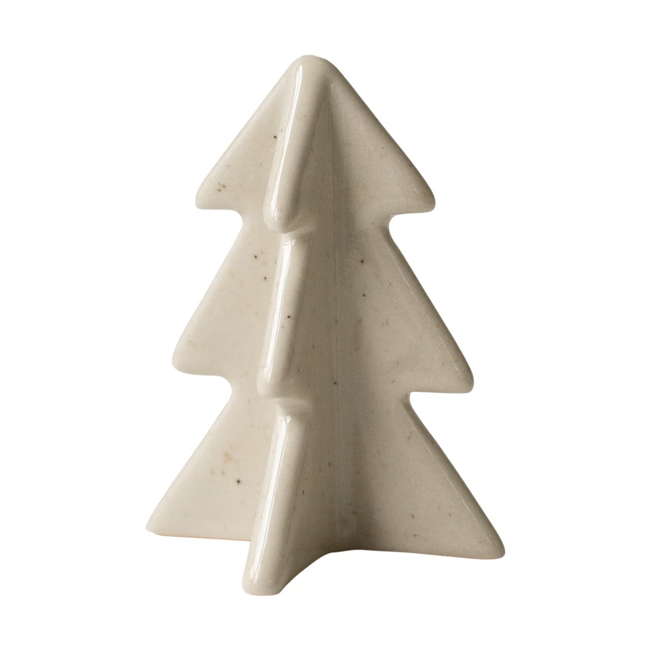 DBKD Winter boom decoratie Vanille 7 cm