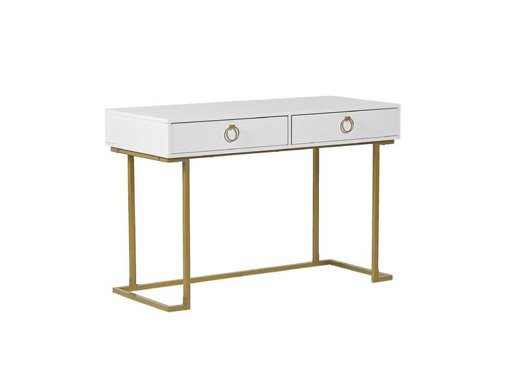 Console Table de bureau Blanc