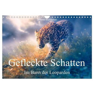 Gefleckte Schatten - Im Bann der Leoparden (Wandkalender 2027 DIN A4 quer), CALVENDO Monatskalender