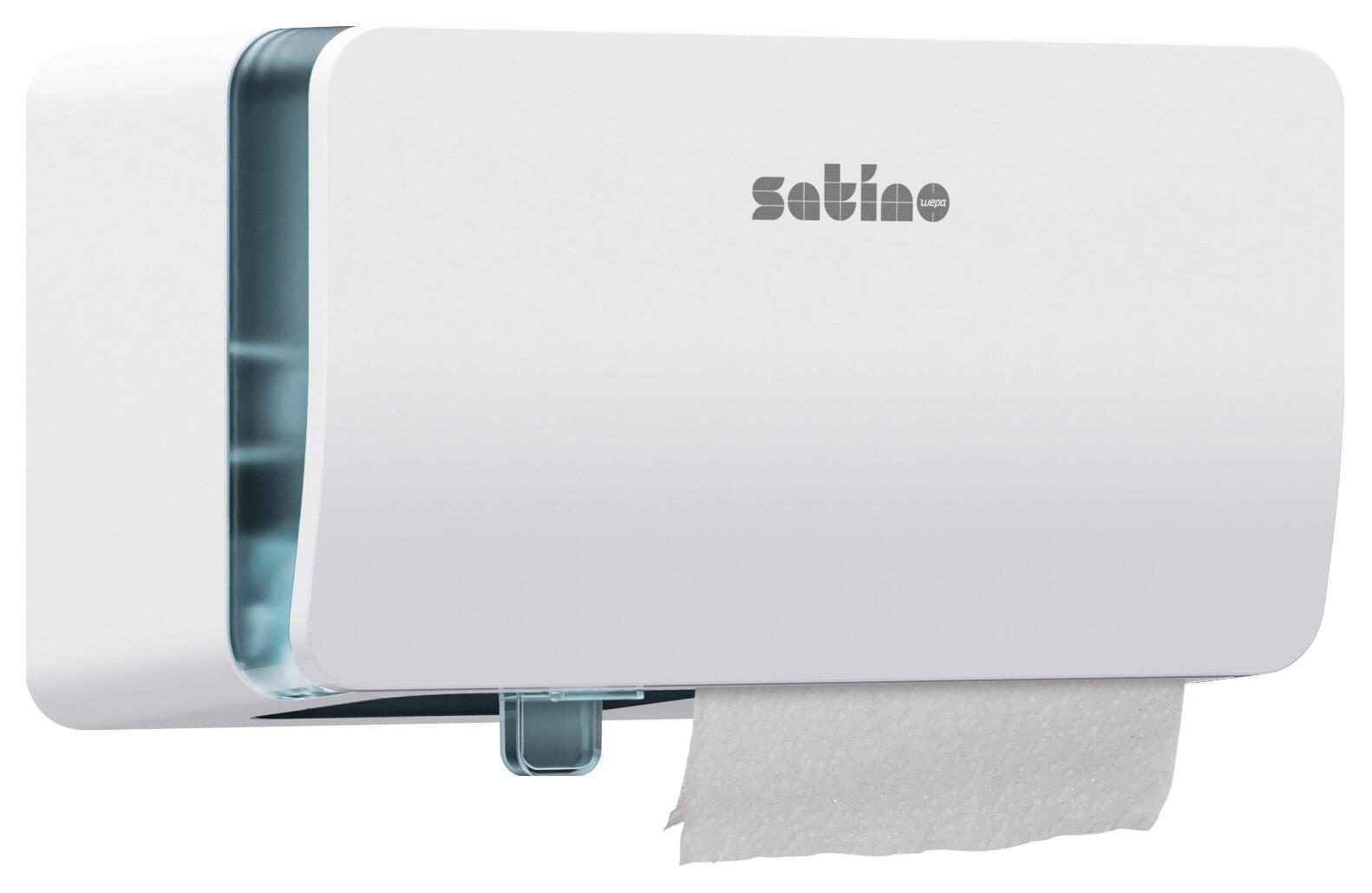 Satino by wepa HYGINITY Toilettenpapierspender weiß 333426