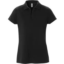 Damen Stretch Polo-Shirt "1798 JLS" - M - schwarz