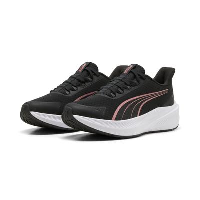 Laufschuh PUMA "DASHER LITE SLIPTECH", Damen, Gr. 37, Textil, schwarz (puma schwarz, dusky rosewood, puma weiß), Schuhe Laufschuh, für einfaches An- und Ausziehen