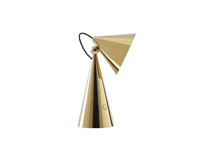 Tom Dixon - Lampe sans fil rechargeable Pose - Or - ABS - Designer Tom Dixon