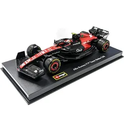Bburago 18-38086 - Modellauto - F1 Alfa Romeo C43 #24 Zhou (mit Helm, Maßstab 1:43) Formel 1