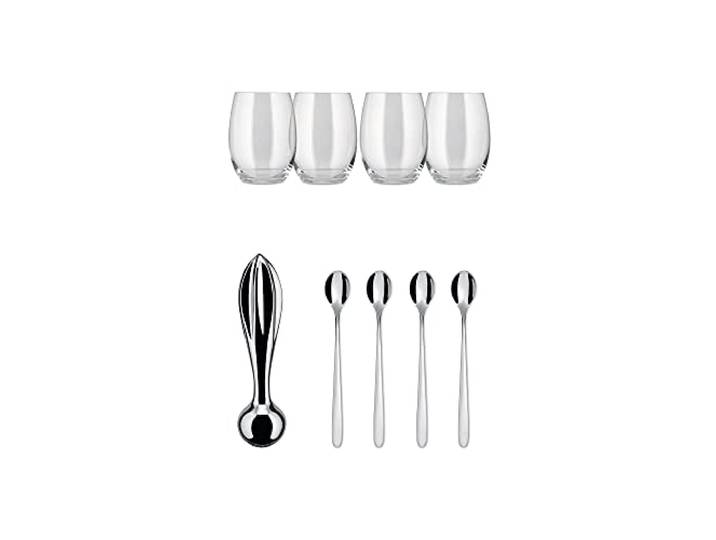 Alessi Cocktail Accessoires, 18/10 roestvrij staal, One Size