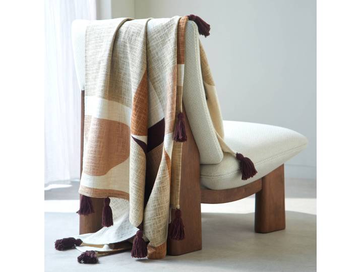Plaid imprimé géométrique - Blancheporte
