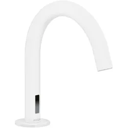 hansgrohe AXOR Uno Elektronik-Waschtischmischer, Ausladung 147mm, 38010700, Farbe: Weiß Matt