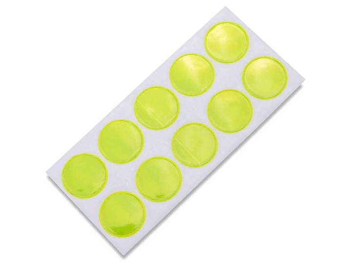 Reflektor-Sticker, 10 Stück, rund Ø 20 mm