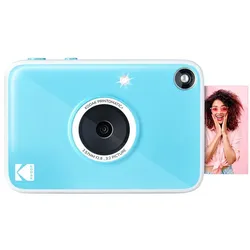 Kodak - Printomatic + Instant Camera, Sofortbildkamera, Blau