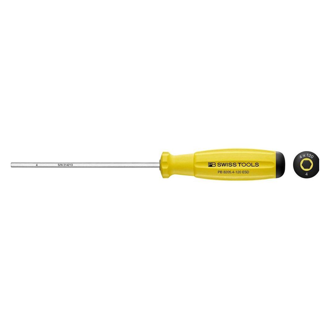 PB Swiss Tools Stiftschlüssel PB 8205 4 ESD (Innensechskant) (PB 8205 4 ESD)