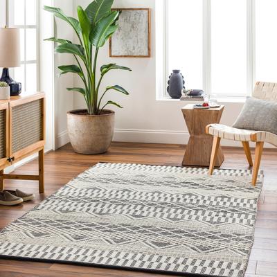 Livabliss Gariane Handmade Striped Wool Blend Area Rug