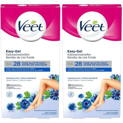 Veet Enthaarungsstreifen sensitive 2x 2x10x2 St Streifen