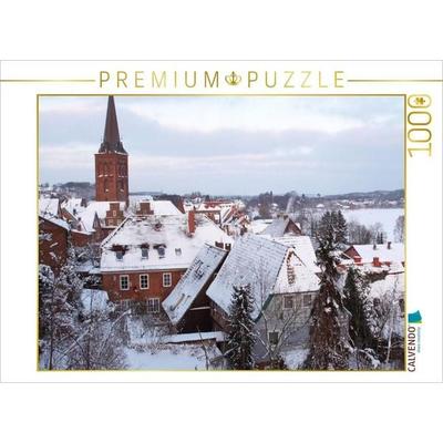 CALVENDO Puzzle Plön im Schnee | 1000 Teile Lege-Größe 64x48cm Foto-Puzzle für glückliche Stunden, Game von , Calvendo Puzzle