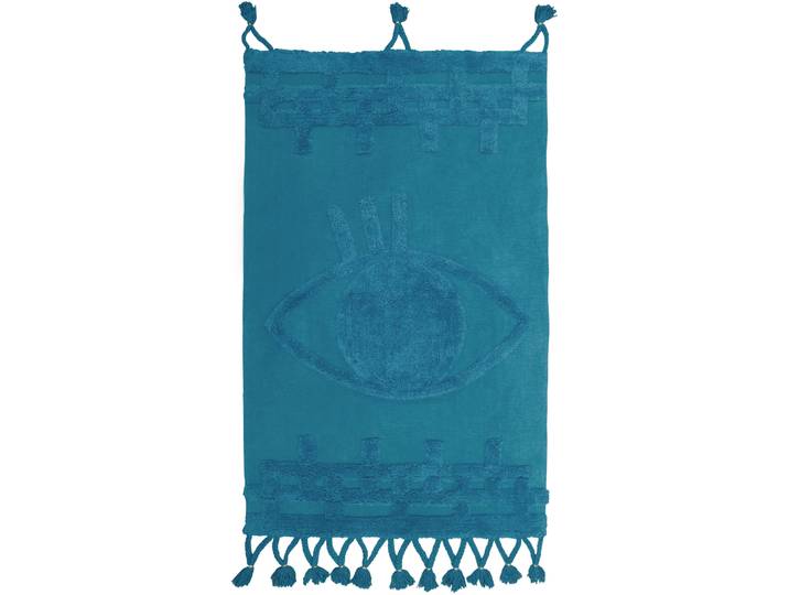 Wanddekoration Cristopher blue Baumwolle 70 x 120 cm - Wanddekoration