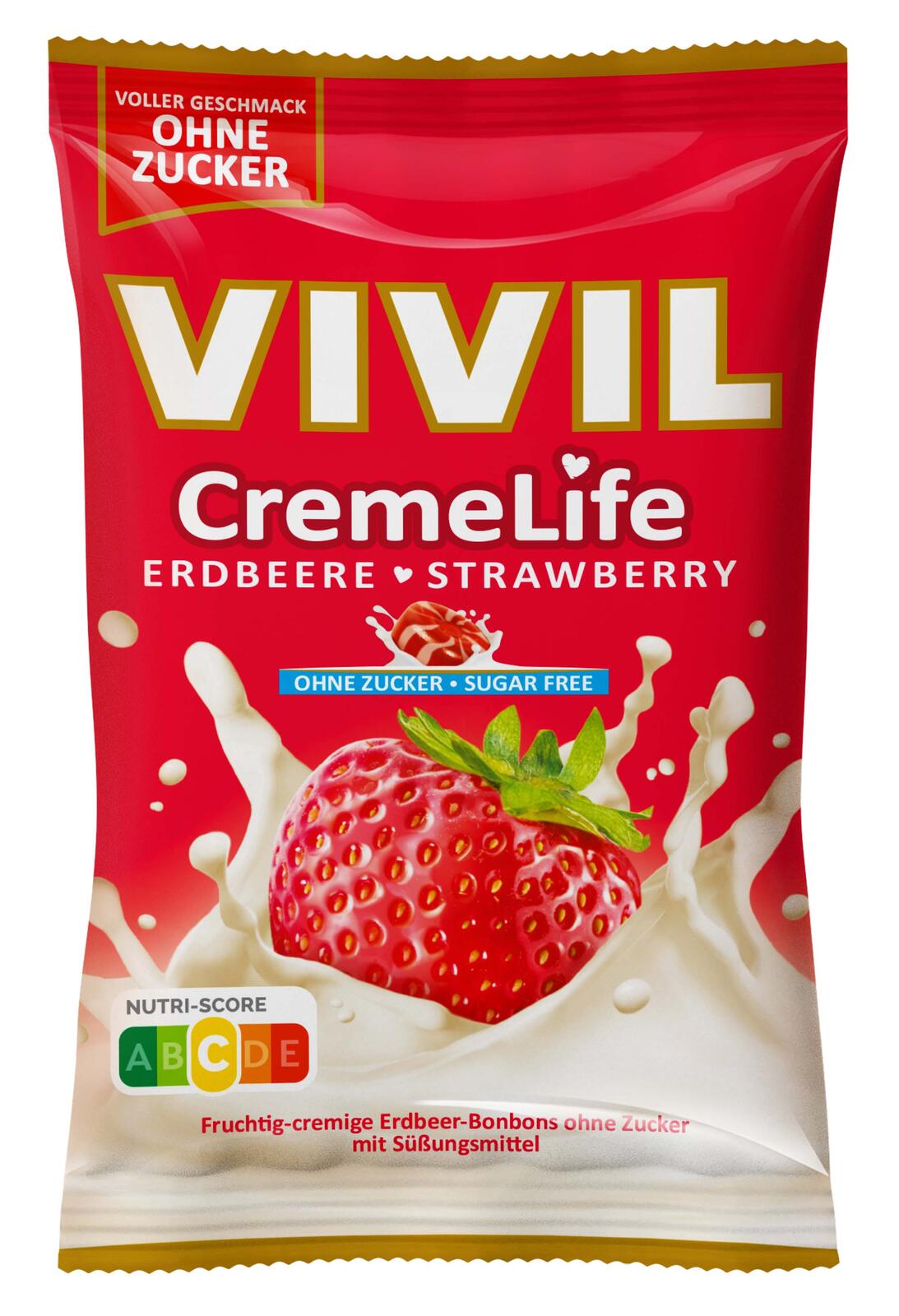 VIVIL® Creme Life Erdbeere Bonbons 4740