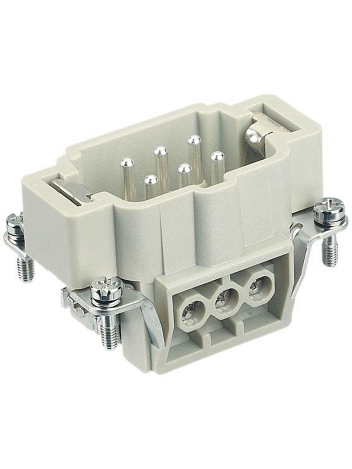 Harting Han e 06 pos male insert screw
