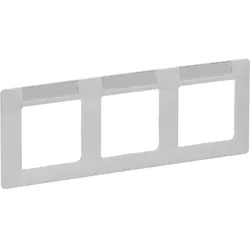 Legrand 754013 Valena Life 3-fach Rahmen mit Beschriftungsfeld Farbe: Ultraweiß