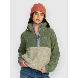 Billabong Horizon Mock Neck Half Zip Half-Zip Fleece Pullover treehugger Gr. XS