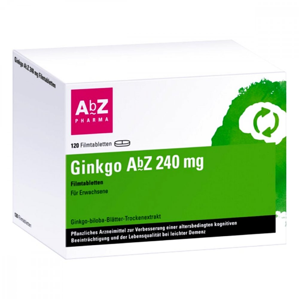 AbZ Pharma GmbH Ginkgo AbZ 240 mg Filmtabletten 14164745