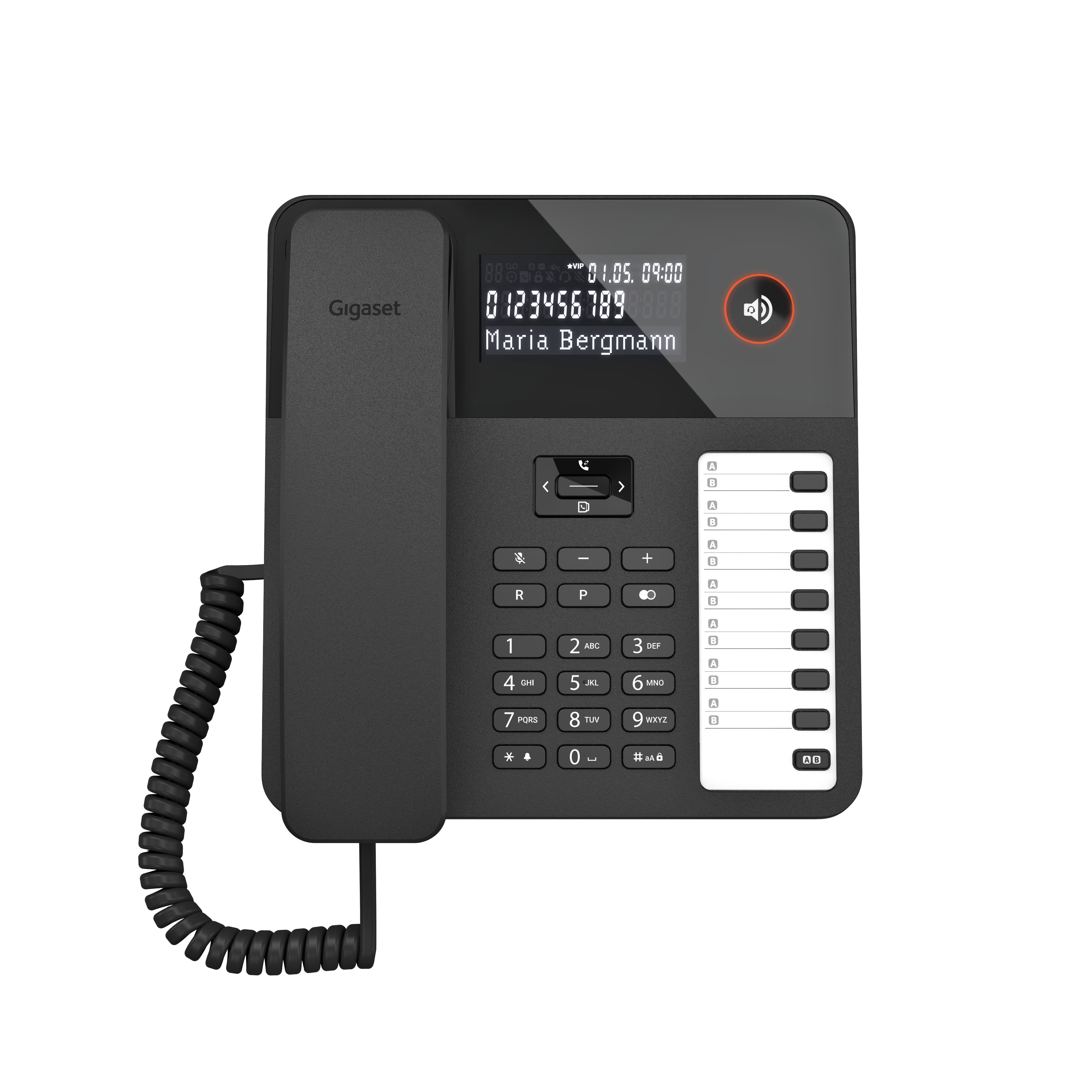 Gigaset Desk 600 schnurgebundenes Festnetztelefon schwarz S30350-H224-B101