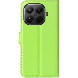 Cover-Discount Xiaomi 17T - Leder Etui Hülle (Xiaomi 17T), Smartphone Hülle, Grün