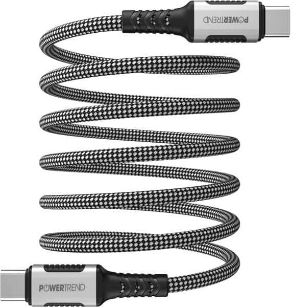 Powertrend Magnetisk Ladekabel Usb-C Til Usb-C