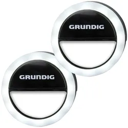 2er-Set Ringleuchte für Smartphones - Perfekt für Vlogs, Selfies & Online-Meetings - 36 LEDs, 3 Helligkeiten, Ø 8,5 cm - Kompakt & mobil
