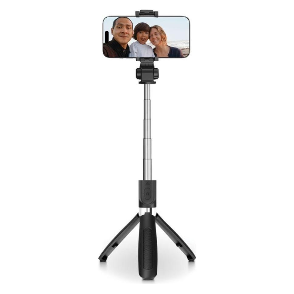 Tech-Protect L01s Wireless Selfie Stick Tripod Black (15410-0)