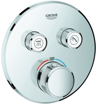 Grohe Grohtherm Smartcontrol Brausethermostat 29119000, chrom, 2 Absperrventile