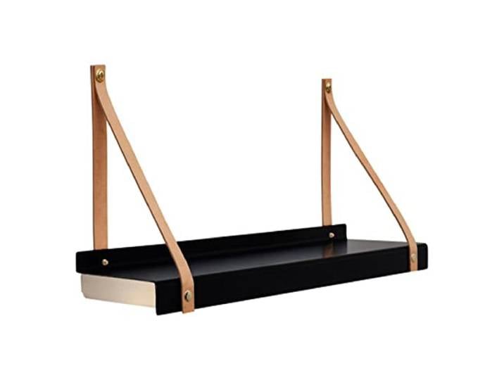 Lundqvist Copenhagen Shelfie Regal mit Lampe, Schwarz