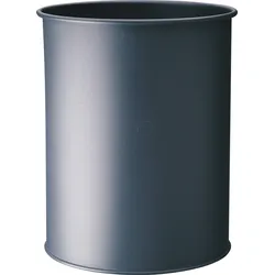 DURABLE 330158 - Abfallbehälter, 15 l, metall, rund, anthrazit