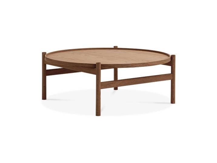 Brdr. Krüger Table basse HB Ø 100 cm Chêne huilé fumé