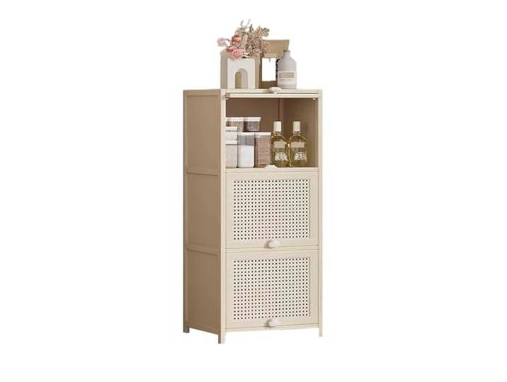 YHxFlux Küchenschrank Schmalseitiges dreistufiges Küchen-Sideboard mit Stauraum Lagerung
