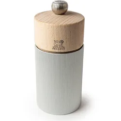PEUGEOT Salzmühle LINE 12 cm Aluminium Holz natur mit ZIRLION-Mahlwerk