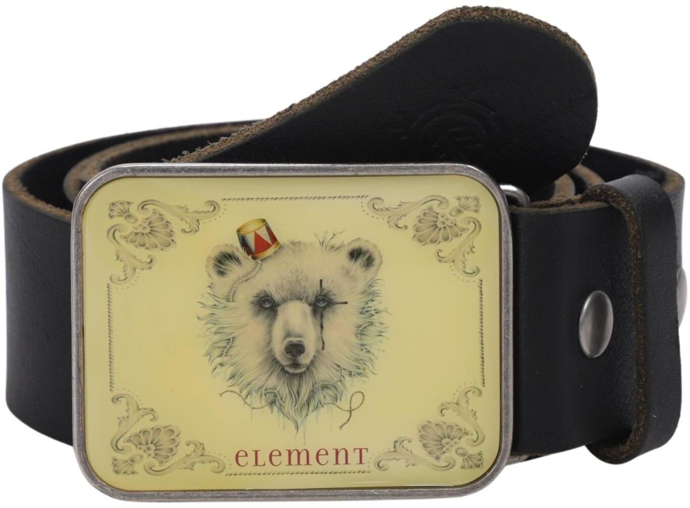 Element Herren Gürtel, Mehrfarbig, Gr. 95, Leder - Second Hand