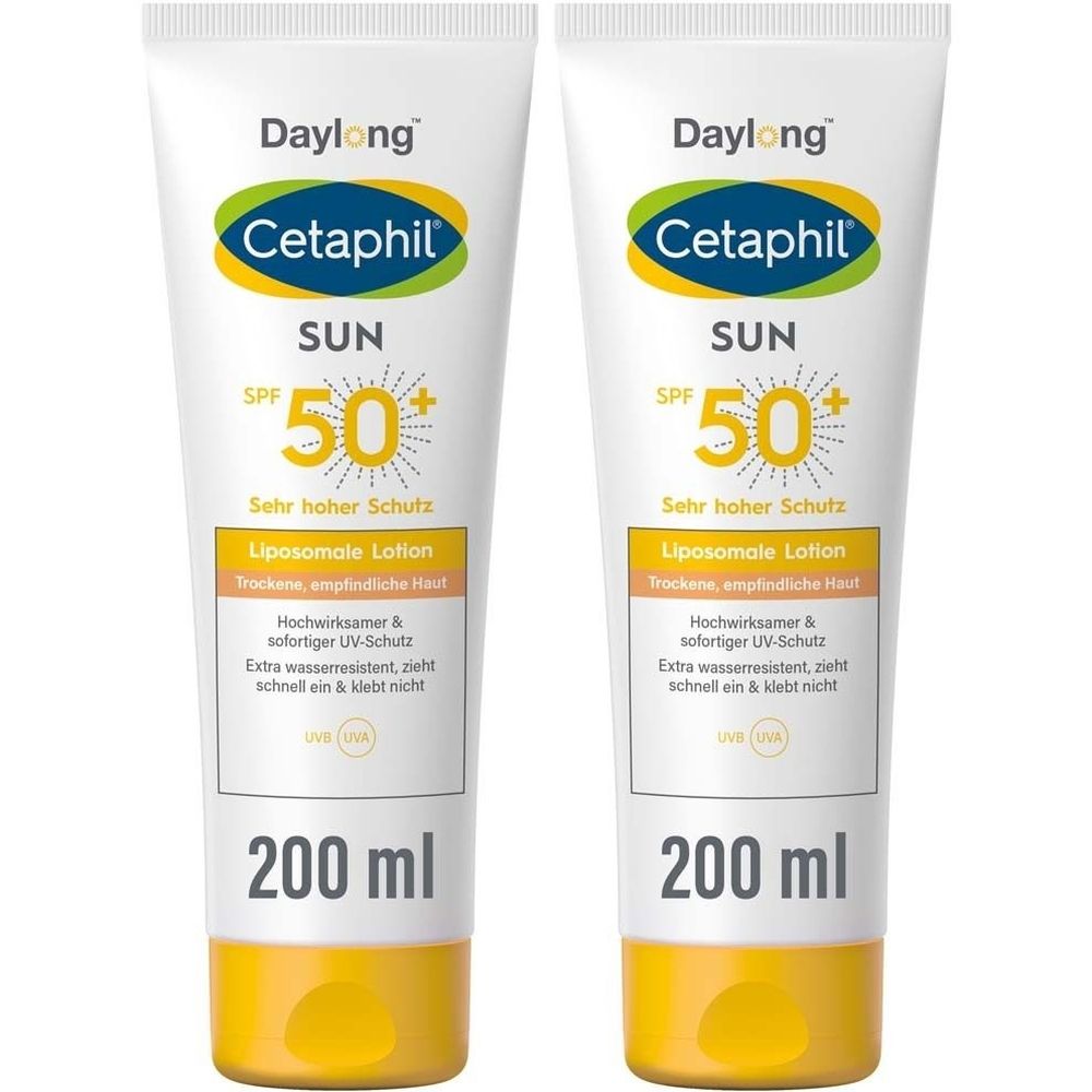 Cetaphil Sun Daylong SPF 50+ liposomale Lotion 2x 2x200 ml