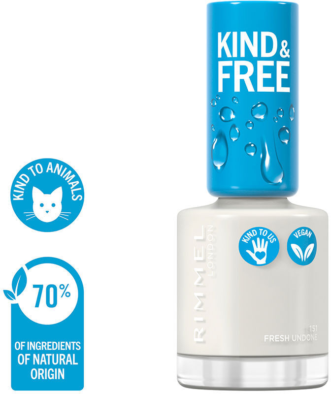 Rimmel London Kind & Free nail polish #151-fresh undone