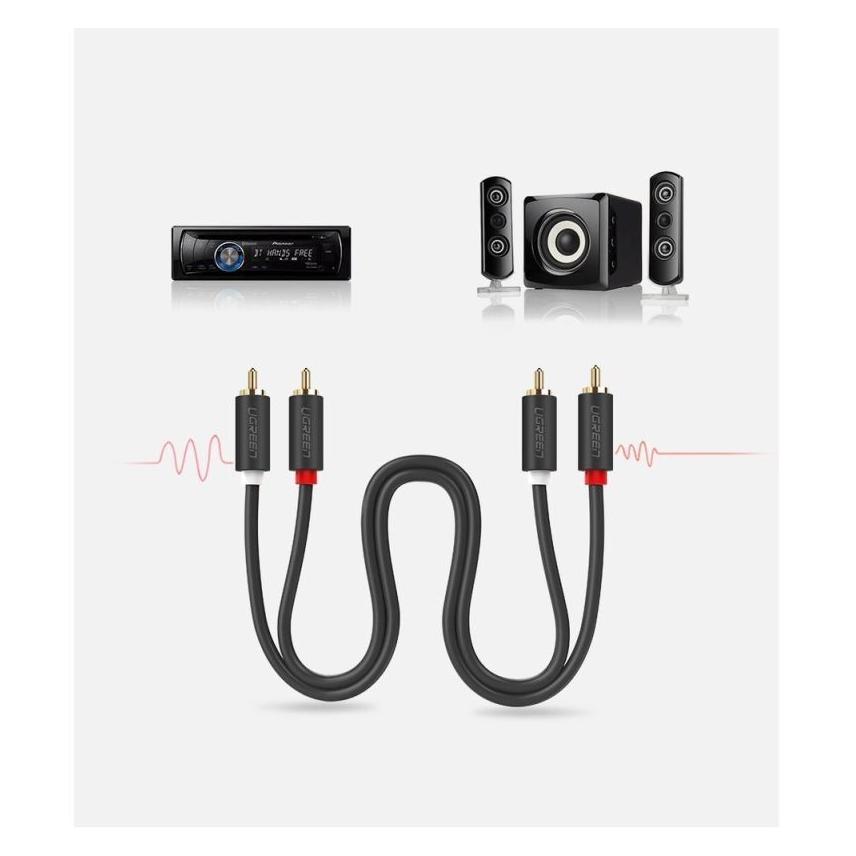 Ugreen 2in1 (2 m, Cinch Kabel) (10518)