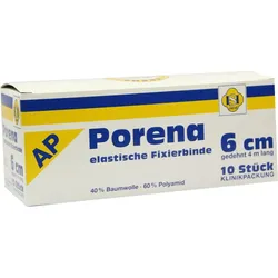 Porena Elast Mullbinde 6cm 10 ST