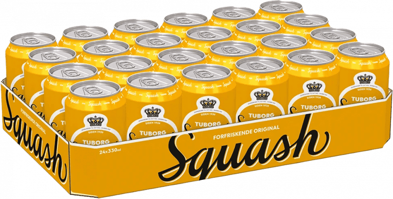 Tuborg Squash Orangenlimonade 24 x 330 ml - 24 x 0,33 L
