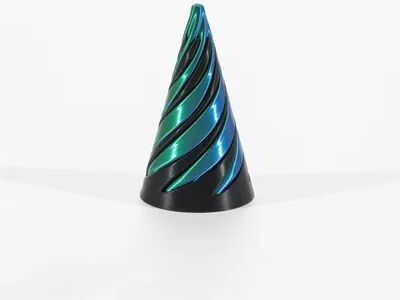 Perfect Picks Market Impossible Spiral Cone Passthrough Illusion Desk Toy c