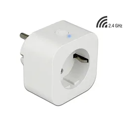 DELOCK WLAN Steckdosenschalter CEE7/4 St > CEE7/3 Bu 2.4GHz