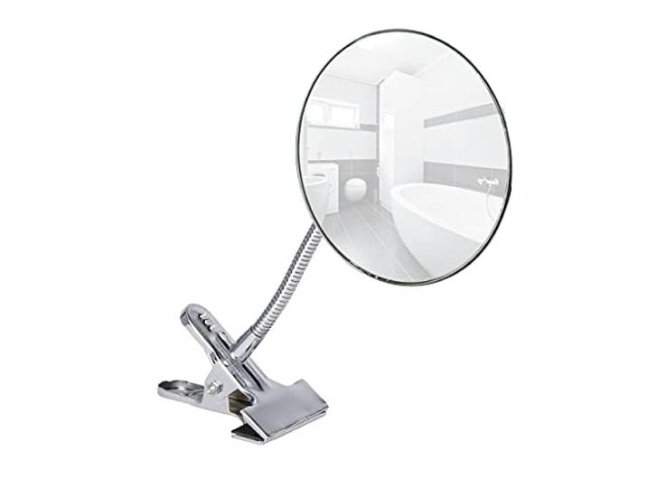 WENKO Kosmetikspiegel Clip Spiegelfläche: Ø 15 cm Chrom