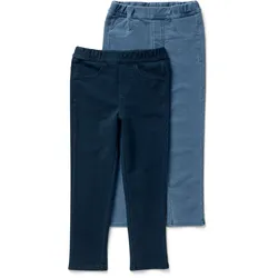 Tchibo - 2 Kinder-Jeggings ‒ Fit »Mia« - Baby - Gr. 74/80 - dunkelblau