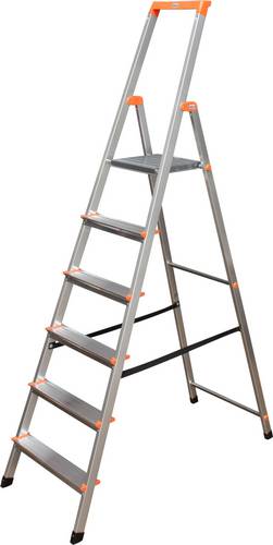 KRAUSE MONTO Stufen-Stehleiter Solidy, 6 Stufen