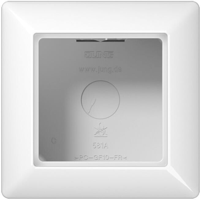 Jung AP-Kappe 1 poste cadre moulé aws AS 581 A WW (AS581AWW)