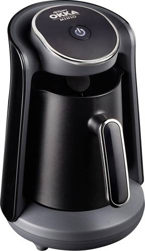 Arzum OKKA MINIO Mokka-Kaffeemaschine Schwarz, Chrom