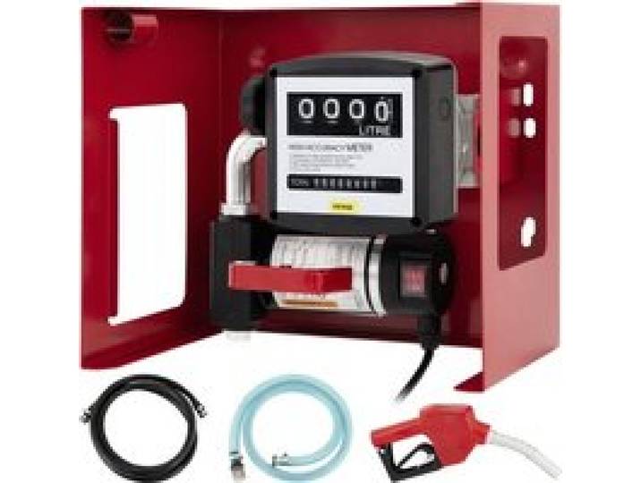 VEVOR Dieselpumpe Heizölpumpe 40L, 155W Selbstansaugende Ölpumpe, 2800U/min Motordrehzahl Ölabsaugpumpe Selbstansaugend, 20 kg Diesel Kraftstoff-Umfüllpumpe, Zählwerk Automatik Pumpe für Biokraftstoff