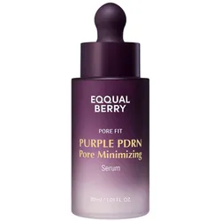 Eqqualberry, Gesichtsserum, Equalberry Purple PDRN Pore Minimizing Serum with Vegan Collagen & Peptides (30 ml)